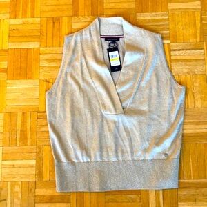 Tommy hilfiger sleeveless beige with gold top.New w/tags.Great for party wear.